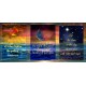 TRI-INSPIRAZION GREETING CARD Sun, Moon and Stars